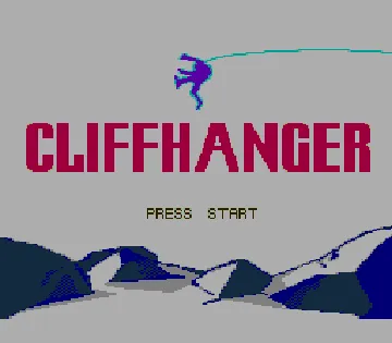 Cliffhanger (USA) screen shot title